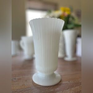 White Milk Glass type Vase